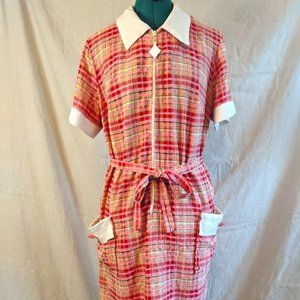 1970s Belted Shirt Dress